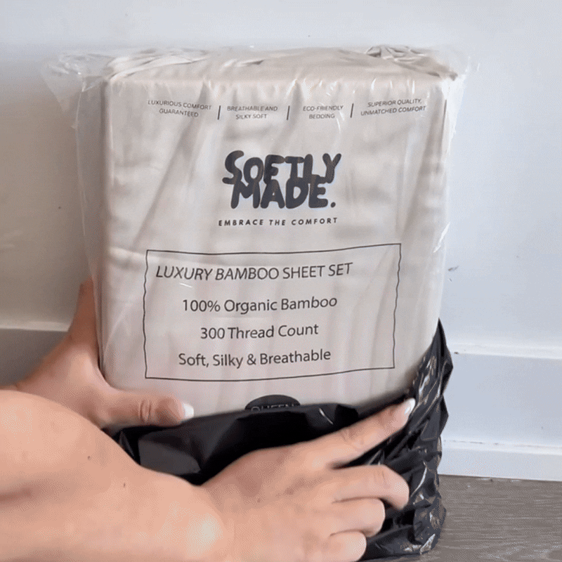 Frosty Dream: Icy Bamboo Cooling Sheets