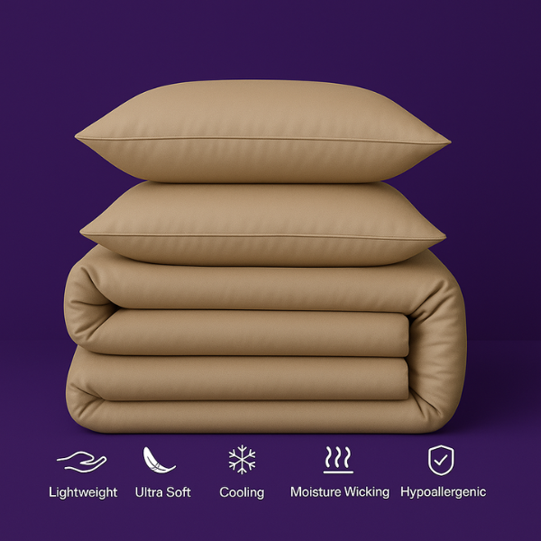 Frosty Dream: Icy Bamboo Cooling Sheets