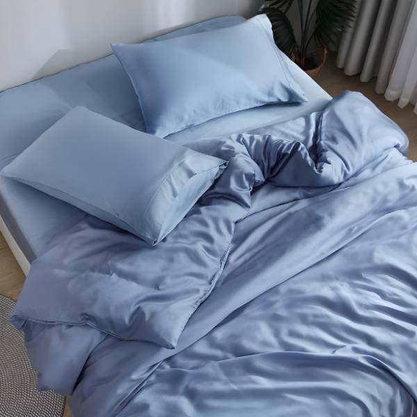Frosty Dream: Icy Bamboo Cooling Sheets