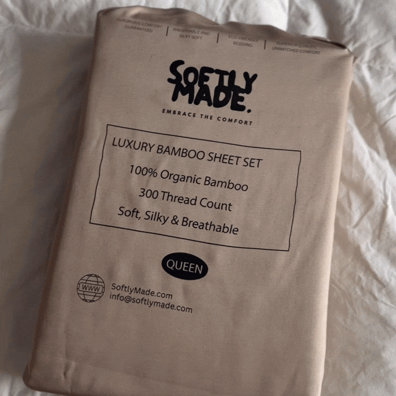 Frosty Dream: Icy Bamboo Cooling Sheets