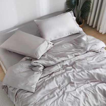 Frosty Dream: Icy Bamboo Cooling Sheets